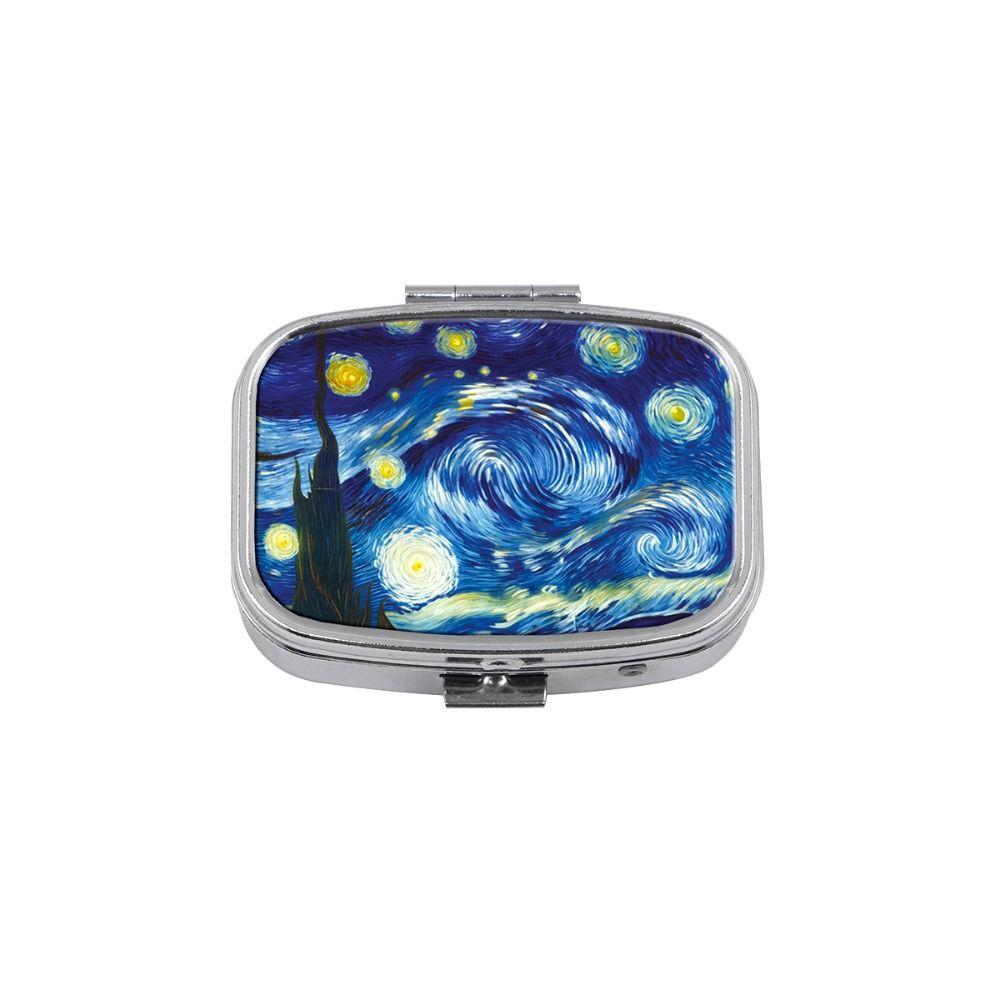 Light-proof Pill Box With 2 Compartments Travel Sealed Box Small Pill Organizer Container