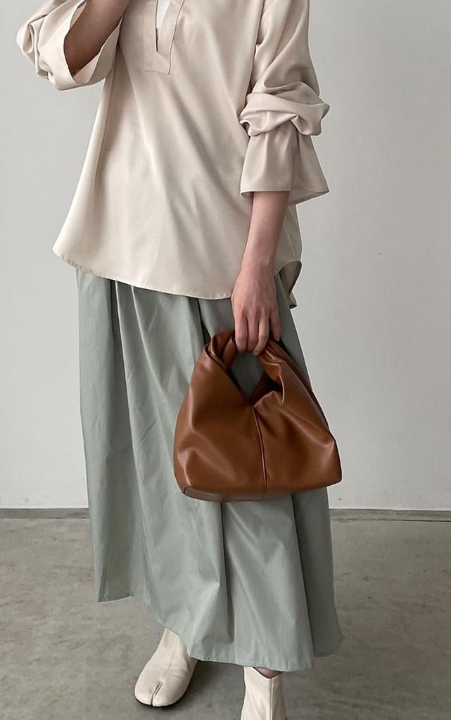 210NOUVE Twist Handle Mini Bag, Brown, Small [54210G207-08]