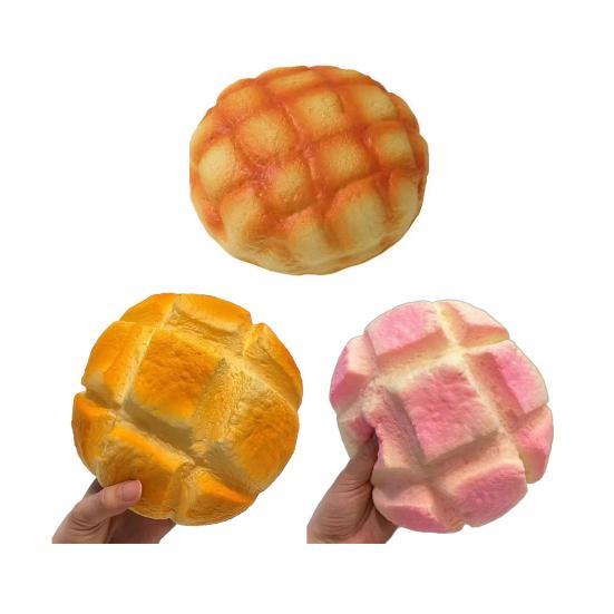 Decompression Toy Slow Rebound Pineapple Bun Squeeze Toy Soft Elastic Stress Relief Fidget Realistic Desktop Ornament