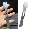 10-In-1 Adventure Utensil Stainless Steel Outdoor Multi-Tool with Spoon Foldable Camping