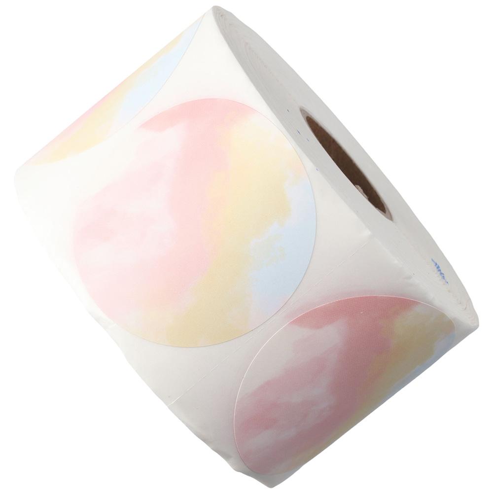 

Круглые термонаклейки Этикетки Бумажные наклейки для принтеров Рулонные наклейки для этикеток Клейкая этикеточная бумага