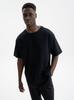 MyStars Future Men's Black Short Sleeve Oversize T-Shirt M