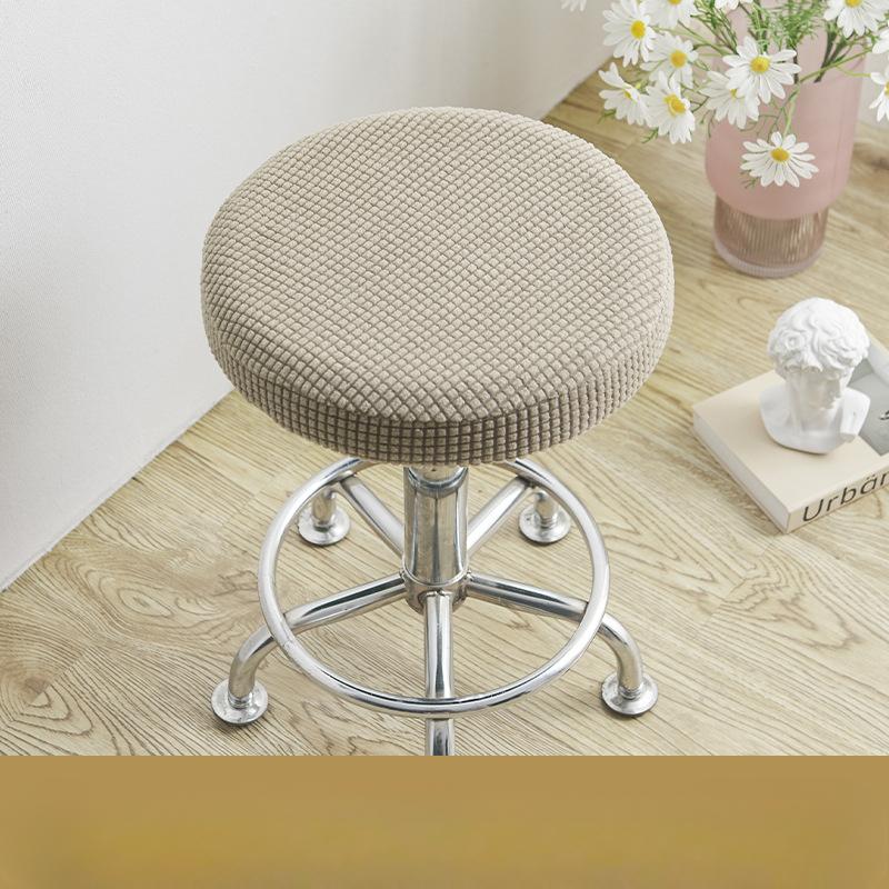 

Чехол на круглый табурет в клетку, чехол на вращающееся кресло, чехол для барного салона красоты, защитный чехол для подушки сиденья, подъемный чехол 30-36cm