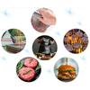 Stainless Steel Burger Press 5.5Inch Burger Smasher Nonstick Burger Maker BBQ Steak Cooking Tool Hamburger Press Kitchen Tool