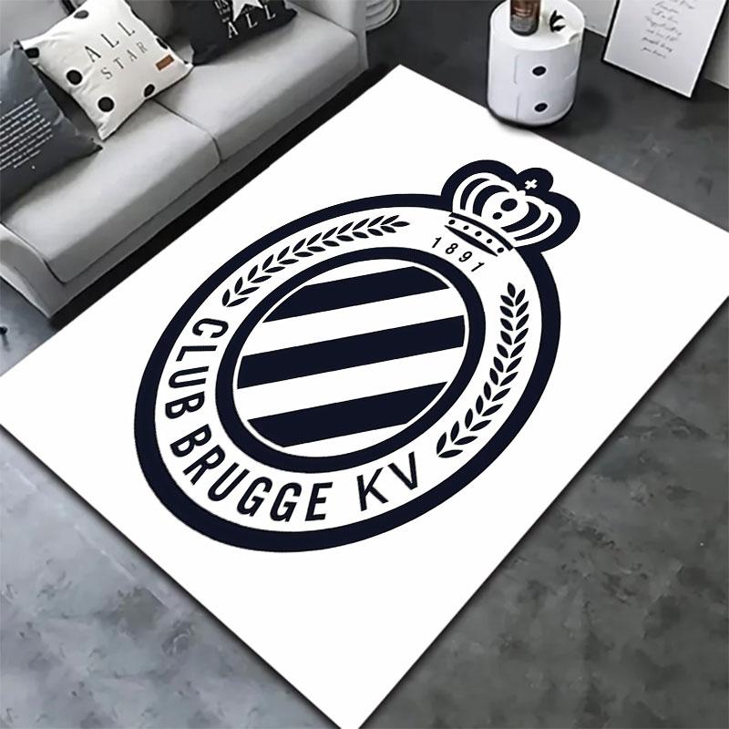 Club Brugge KV Carpet Rug for Living Room Bedroom Home Sofa Decoration,Kids play Non-slip Floor Mat