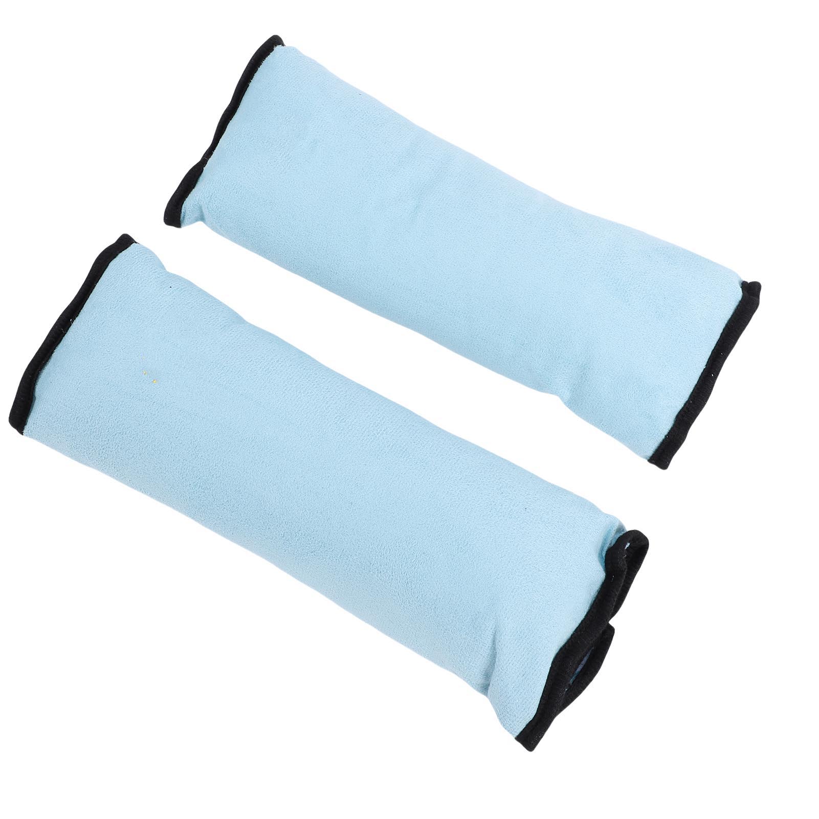 2Pcs Kids Seat Belt Pillow Baby Toddler Travel Carseat Protector Child Infant Seatbelt Strap Cover Pads Blue