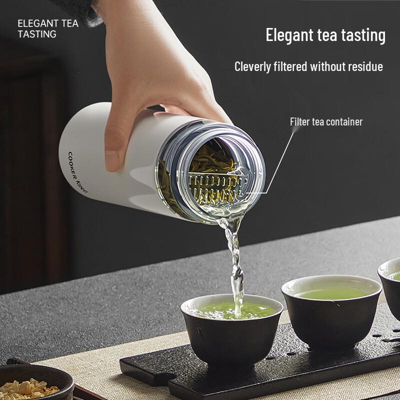 COOKER KING 316L Stainless Steel Tea Water Separation Vacuum Flask