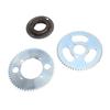 Bike Sprocket Freewheel Set High Toughness Steel 4 Hole and 3 Hole Wheel Sprockets and Toothless Speed Freewheel