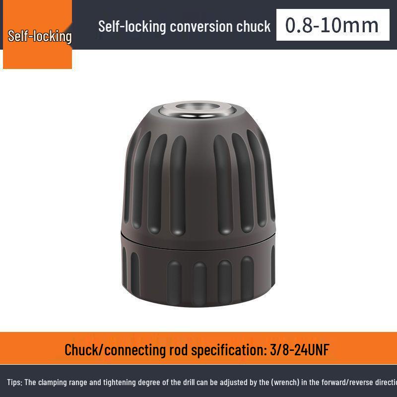 10/13mm Self-Locking Ratchet Drill Chuck Adapter for Electric Hammer Wrench