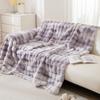 Rabbit Plush Sofa Cover Cloth Winter Thickened Sofa Towel Leather Sofa Cover Towel All-Inclusive Sofa Cover