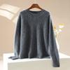 New Autumn-winter Women's Round-neck Pullover Sweater in Candy Colors, Soft and Cozy Inner Layer Top