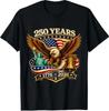 250 Jahre Amerikanisches 250. Jubiläum USA Patriotisches 4. Juli T-Shirt