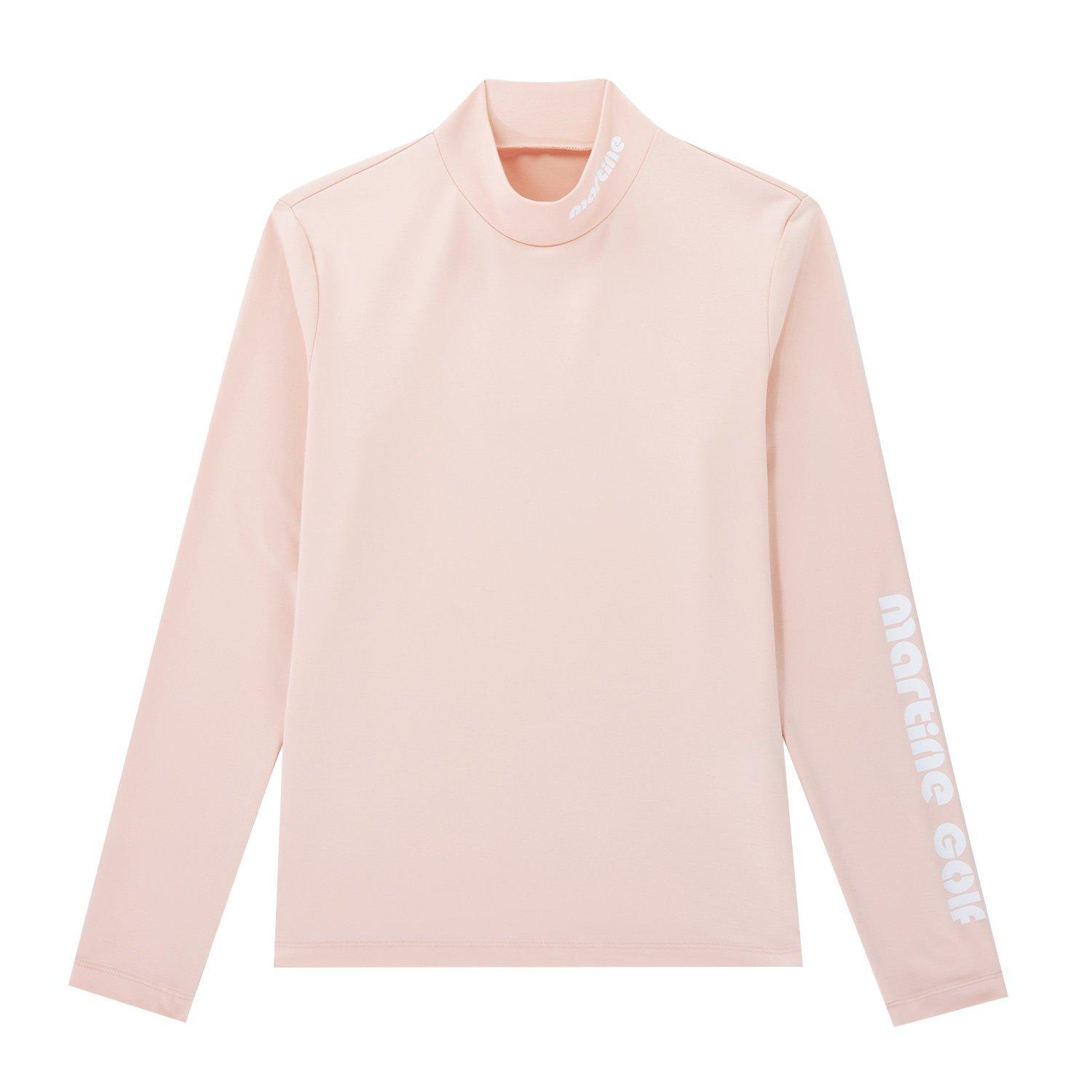 Martin Golf Stretch Mock Neck Shirts_Pink Pink/M