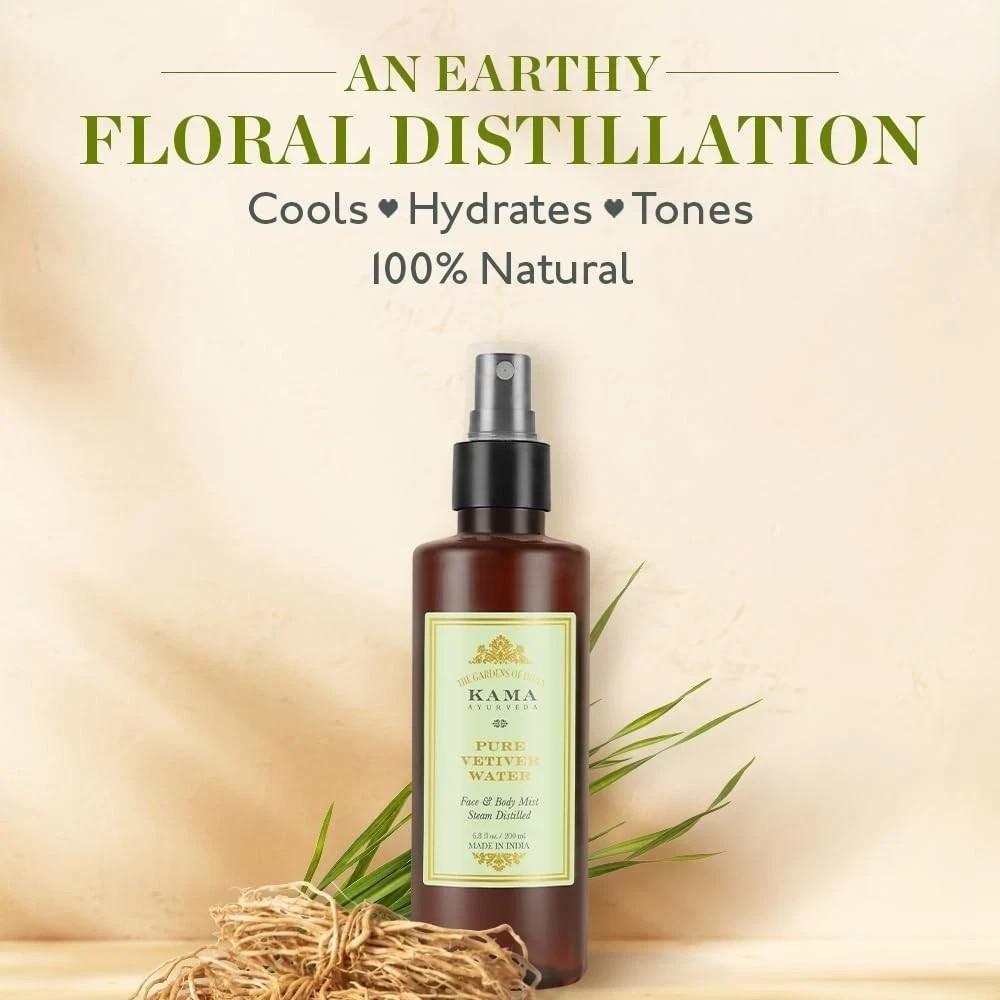 Kama Ayurveda Pure Vetiver Water Face And Body Mist 200ml