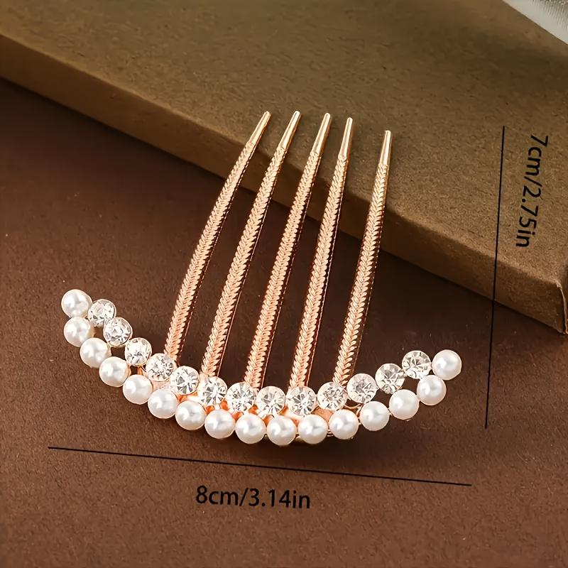 Bohemian Style Elegant Women's Hair Comb Side Pins Secure Hair Accessories Vintage Bridal Wedding Hair Accessories