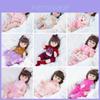Vivid 42cm Newborn Reborn Baby Doll With Realistic Features And Soft Silicone Body