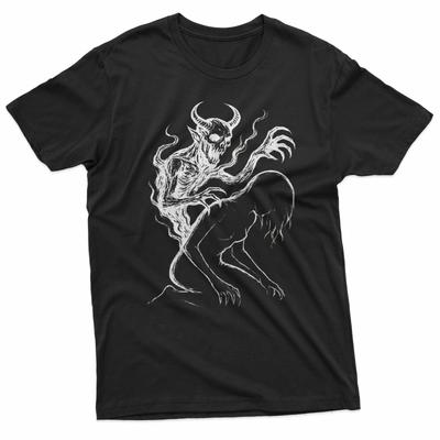 Demon Gothic Graphic T-Shirt Dark Horror Occult Art Tee
