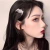 1 pair Gothic Bat Wing Hair Clip - Punk Y2K Side Clip for Fringe, Dark Sweet Style