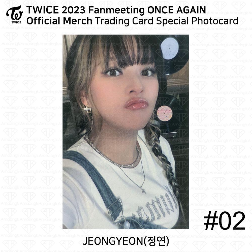 Twice 8. Jahrestag ONCE AGAIN Fanmeeting Pop-up MD Sammelkarte Fotokarte