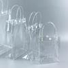 Clear PVC Gift Bag with Handle Reusabled Transparnt Gift Wrap/Shopping Bag