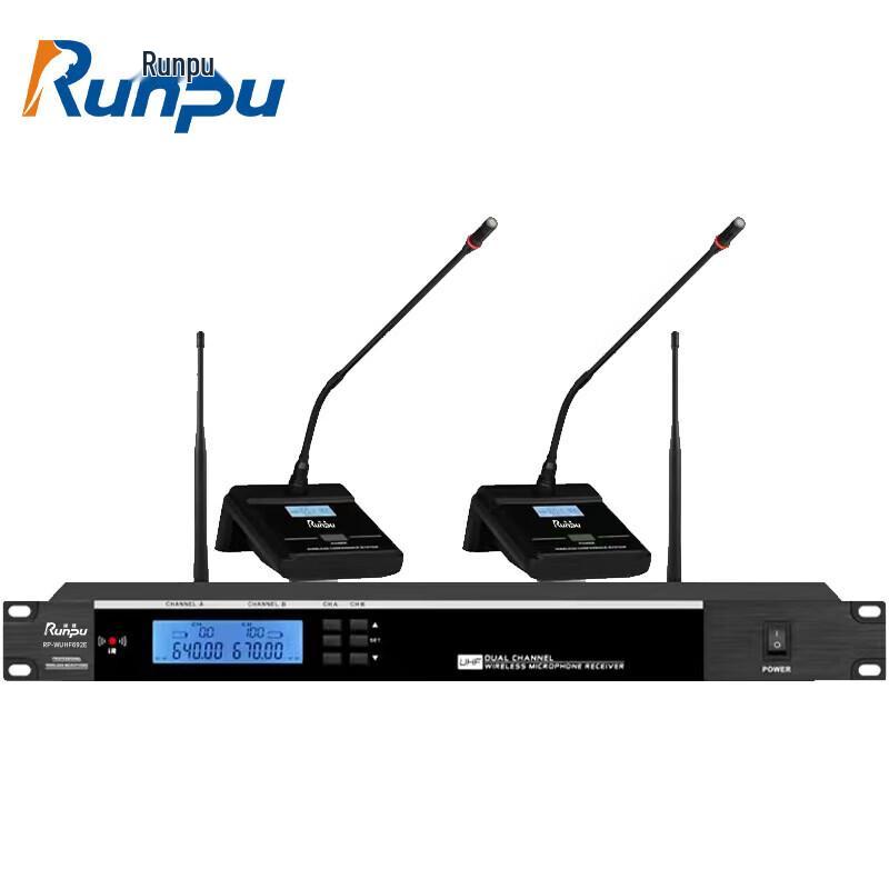 

Runpu RP-WUHF692E Professional Wireless Gooseneck Conference Microphone (CN version)