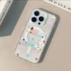 For Magnetic Attraction, for Apple Phone Protective Case, for IPhone Phone Case, Magnetic Attraction with Bracket, Cute Cartoon, Female Super Cute