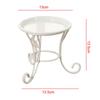 Plant Stand with Tray Decorative Heavy Duty Flower Pot Holder Stand Planter Shelves for Outdoor Balcony Patio Office Living Room