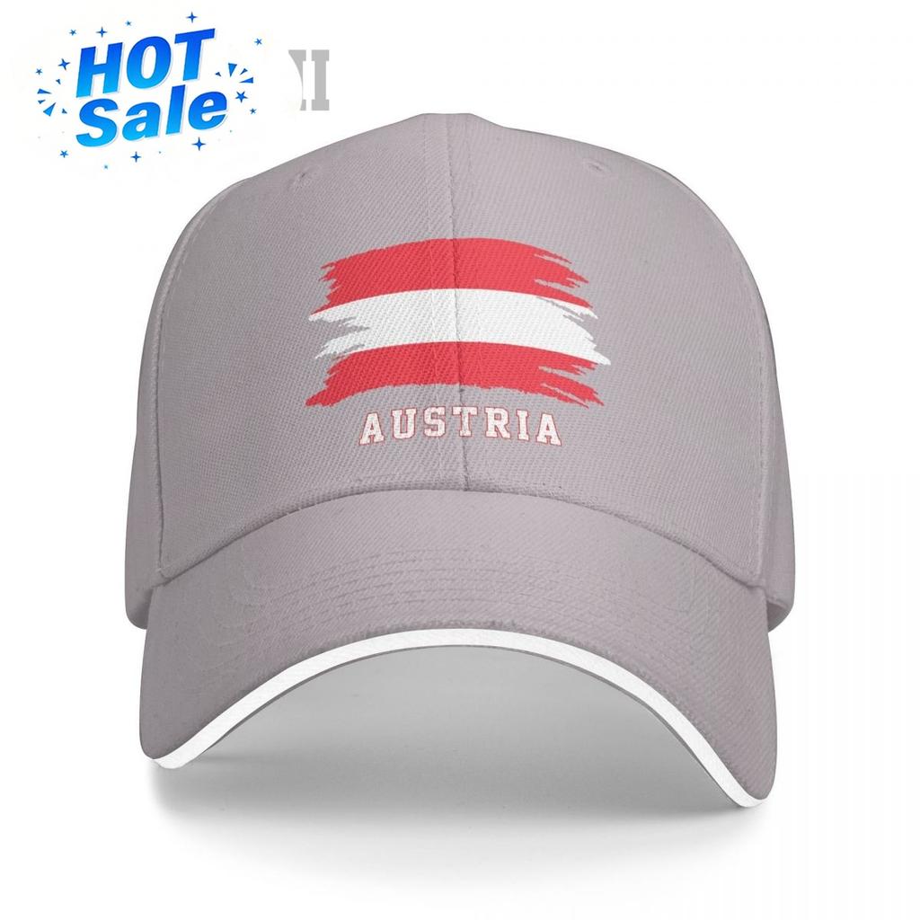 Sandwich Bandiera Austriaca Cappellino da Baseball Austriaco Uomo Donna Cappellini Hip Hop Snapback Cappello da Golf Pesca