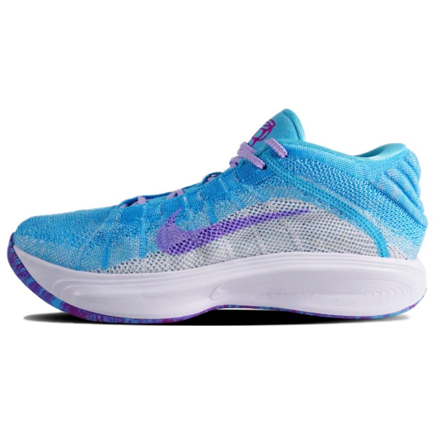 New Nike G.T. Hustle Anti Slip Wear Resistant Mid Top Basketball Shoes Men's Blue HJ7677-900