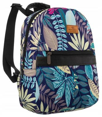 Γυναικείο σακίδιο πλάτης με σχέδια, αστικό - Rovicky