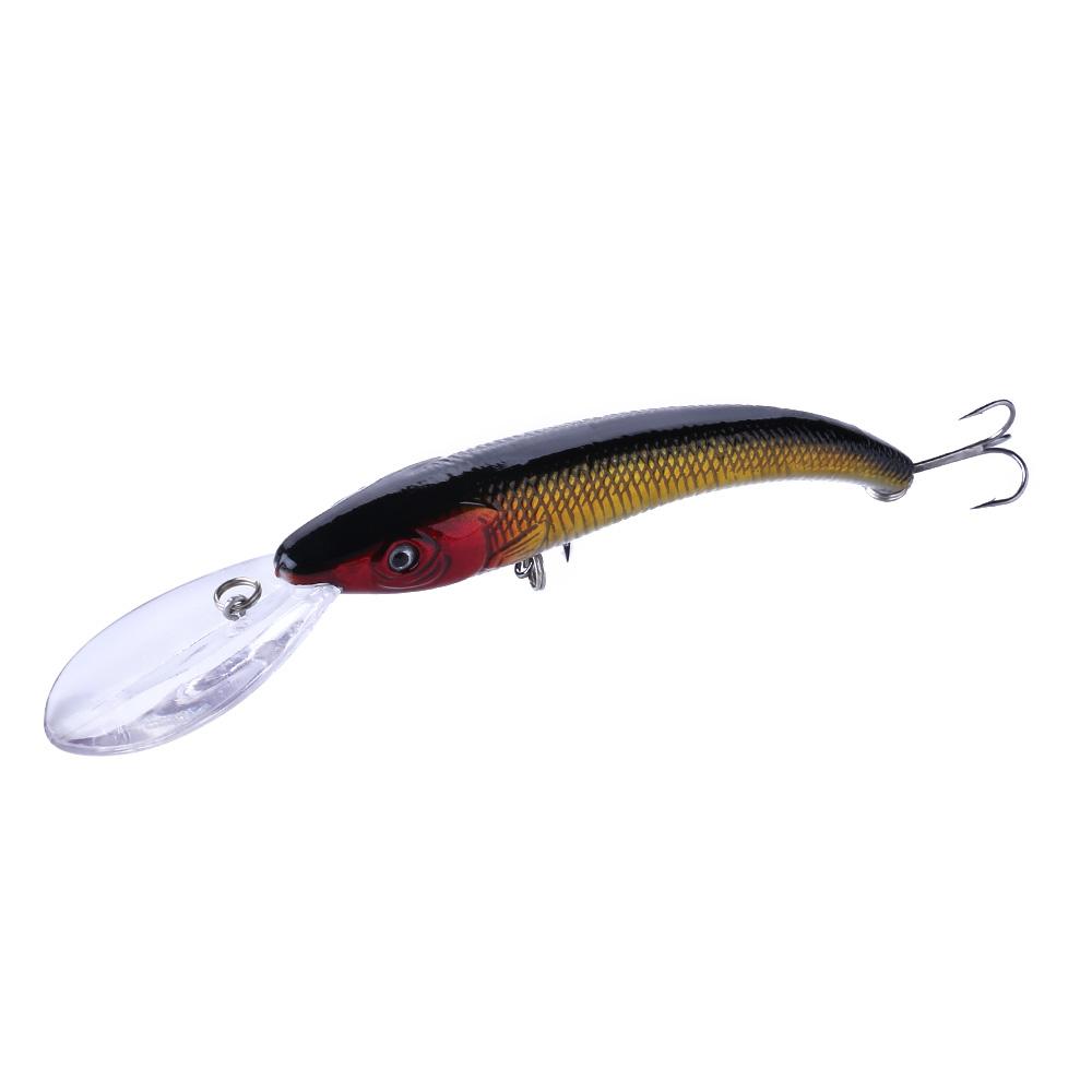 HENGJIA 1 buc. Nalucă de pescuit Minnow Wobbler 3D Eyes Bionic Bass Pike Bait Tackle de pescuit