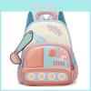 Kids School Backpack With Car Print For Toddlers And Preschoolers Made Of Durable Nylon