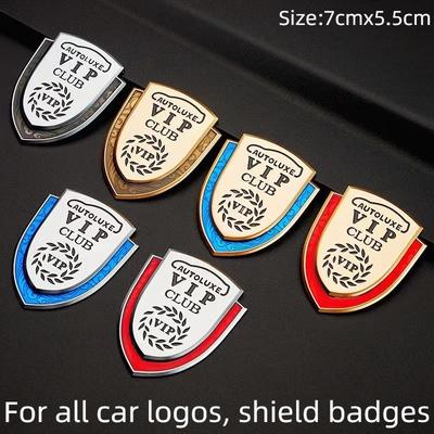 1pcs Car Sticker Front Rear Trunk Badge Emblem for VIP MG Skoda Mazda Suzuki Logo