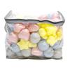 Eiwa Soft Colorful Star & Heart Balls, 100 Balls