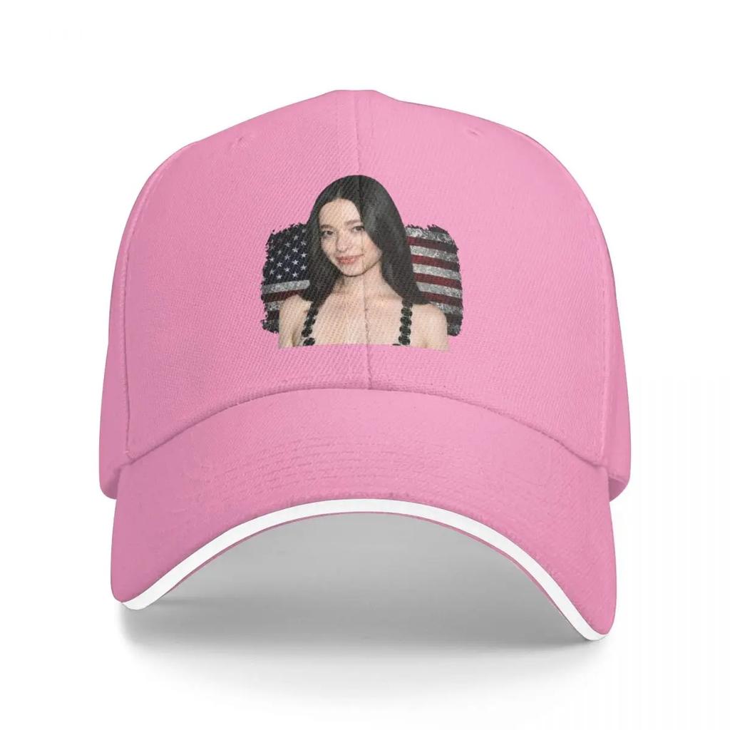 Baseball Caps Mikey Madison Flag Graphic Female Male Casual Spring Hats