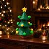 Fidget Spinner Tree 3D Printed Dancing Christmas Tree, Rotating Twisted Small Desk Toy, Mini Tabletop Decoration, Xmas Gift Accessories