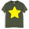 T-shirt Men O-neck Hot Sale Steven Universe Yellow Star T-Shirt Kids Gift Space Gem CookieCat Male Cotton Tee-shirt Bigger Size