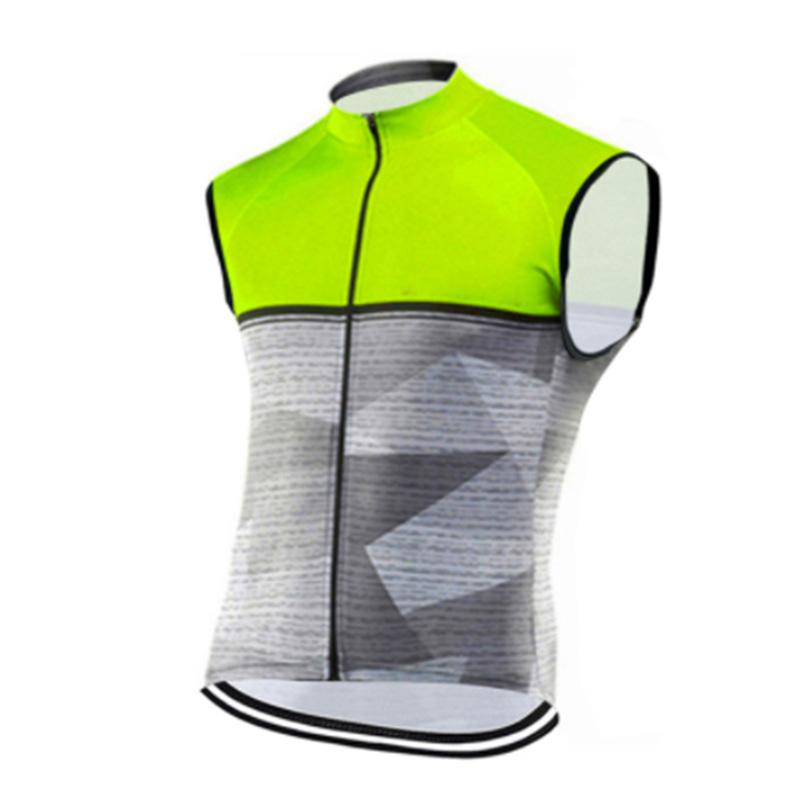 2026 Summer Men's Bicycle Cycling Vest Windproof Running Vest MTB Bike Mesh Fabric Breathable Clothing Sleeveless Road Cycling Jerseys
