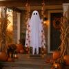 Halloween Party Theme Supplies Hanging Swinging Ghost Decoration for Outdoor Garden Yard, Weighted Fabric Flying on A Large Decorations Trees