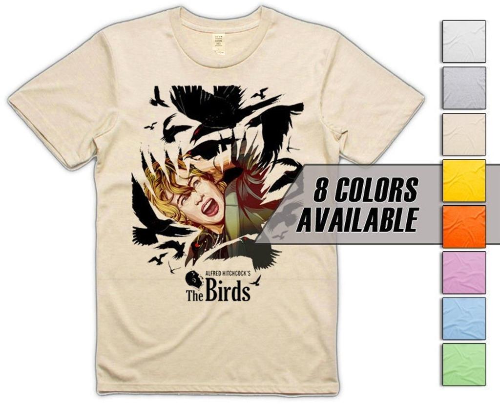 The Birds V4 Men's T-Shirt All Sizes S-5XL 8 Colors Available
