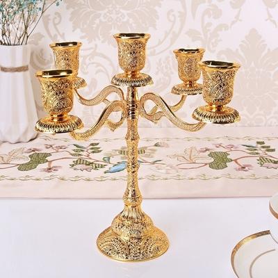 Luxury Palace Style Wedding Festival Candlestick European Candle Holder Candlelight Dinner Home Decoration New