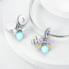 Fit Original Bracelet Copper Glowing Firefly Charms Pendants For Women Jewelry Making Gift