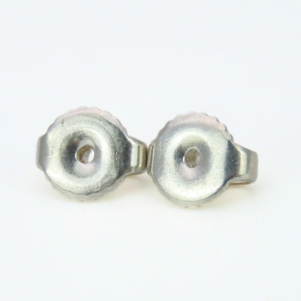 Used TIFFANY&Co. Pierce Open heart Silver925/14 white gold 1.7g Silver El Saperetti