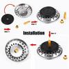 2PCS Sink Drain Stainless Steel Sink Stopper Drain Cover Filter Basket Strainer for Kitchen Dishwasher Kitchen Accessories