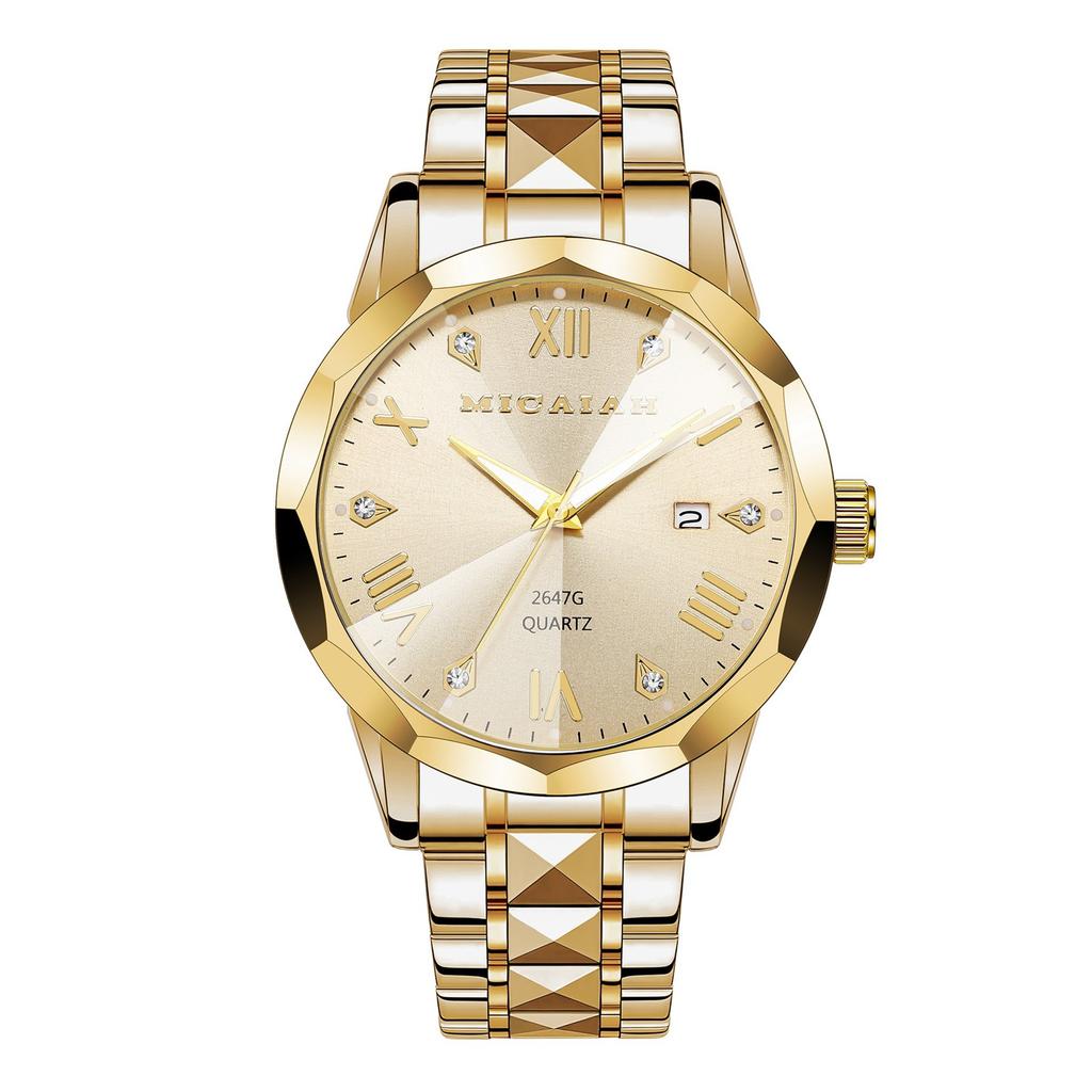 Men's Waterproof Luminous Running Alarm Clock Watch