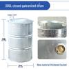 200L Closed-Head Galvanized Steel Drum