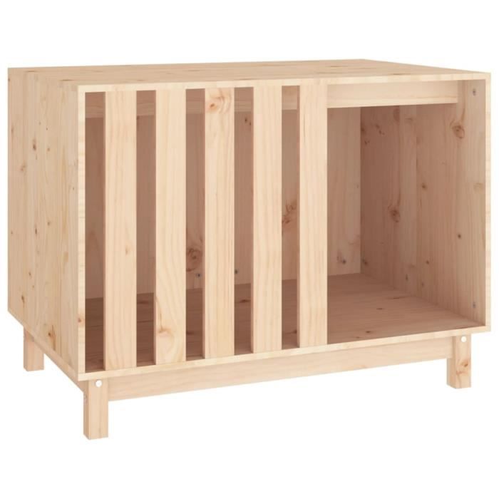 VidaXL Dog Niche 90x60x67 Cm Solid Pine Wood 822486