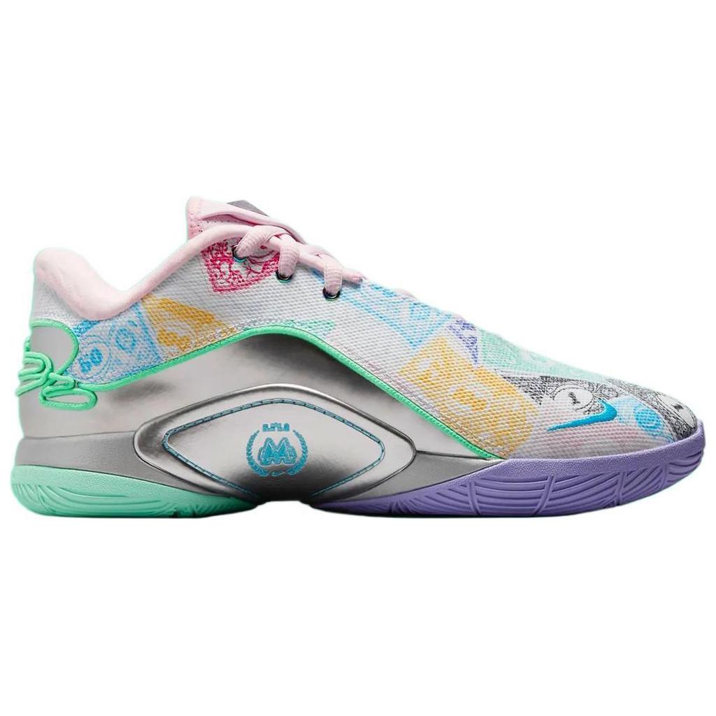 Monopoly x Nike LeBron 22 QS Currency Unisex-Sneaker Mehrfarbig Weiß Green-Glow FZ1097-100