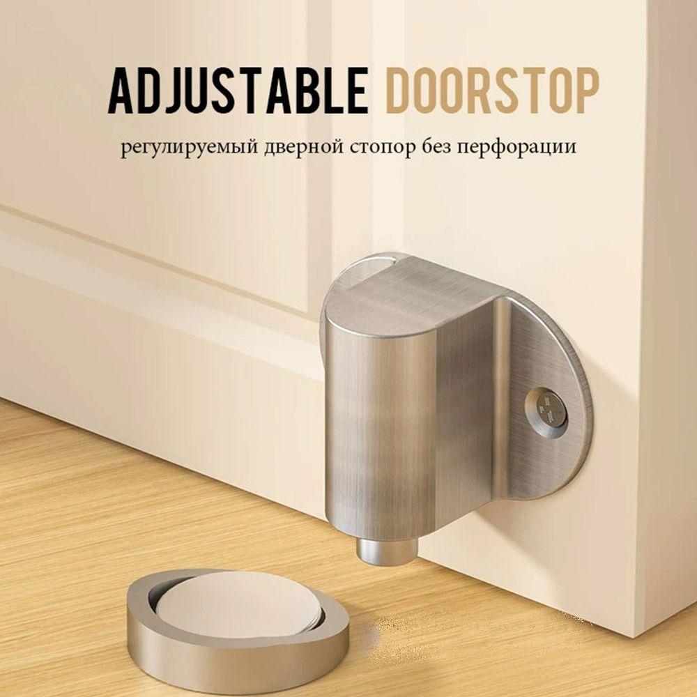 Wind-proof Magnetic Door Stop No Punching Door Suction Silent Invisible Door Stopper  Household