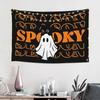 Halloween Girl Pumpkin Mountain Print Tapestry Wall Hanging Blanket Tapestry Home Decor Items Wall Decorations